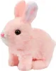 Electric/RC Animals Cute Interactive Electronic Pet Rabbit Toy - Fun Playtime Perfect Gift With Sound and Action FeaturesL2404