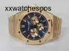 Top App Factory AP Automatic Watch AudemPigues Royal Oak Offshore 18k Rose Gold 26331 Blue dial 41mm chronograph