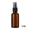 Lagringsflaskor ELECOOL 30 ml/50 ml/100 ml Glass Atomizer EXstenial Oil Liquid Cosmetic Bottle Spray Pulverizador Refillable Portable Lady