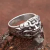 Retro Lucky Feng Shui Anneau pour femmes hommes Punk Biker 14K Gold Animal Pixiu Ring Bonne chance Accessoires