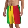 Short masculin Bathing Fissure Mali Flag Board Summer Malian Fans Cool Fashion Beach Modèle masculin Running Séchage rapide Trunks