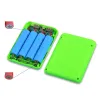 DIY Power Bank Box 4x18650 Battery Outer Case Shells with Multiple Color Choices Battery Not Included 5V/2.4A USB Output