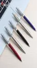 10pcs Ballpoint Pen Set Pentes de balle en métal commercial pour le bureau de la papeterie de bureau Black Blue Blue Ink Ballpoint Student9457709