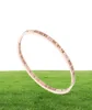 Bracelet Bracelet Designer Femmes Femmes Écravées Roman Numéro Roman Bangle Rose Gold Bracelets pour couples avec ouvertures6767507