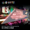 Towers 4PCS RGB Panel Kit für ROG Helios GX601 PC CASE MOD DIY BUID ASUS STRIX Dekoration Repit Argb Platte Anpassen der Stromversorgungsabdeckung