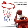 Basketball 32CM Hanging Basketball Wall Mounted Goal Hoop Rim Net Sport Net Indoor And Outdoor Basketball Wall Hanging Basket Net