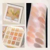 Shadow Oil Painting Style 16 Colors Eyeshadow Palette Shimmer Matte Smooth Shiny Highlight Powder Waterproof Glitter Eye Shadow Makeup