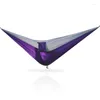 Móveis de acampamento Hak Hammock Tralight Swinging Network Rede de Cam Drop Doup Sports Outdoors Campo de camping e OT5As