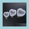 Molds 3D Sile Heart Mold Resin hangers sieraden maken mod klei polymeer gietwerk vaartuig diy 3 size drop levering gereedschap apparatuur dhgarden dhx92