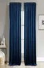 Modern Solid Velvet Blackout Curtains for Living Room Bedroom Soft Comfortable Blinds Windows Curtain Custom Size Plain Door New6888057