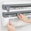 Haken adorehouse wandmontage papieren handdoek vaste saus fles rek 4 in 1 houdraad film snijden mutifunctie keuken accessoires