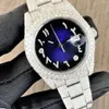 Luxe die er volledig uitziet, bekijk Iced Iced for Men Woman Top vakmanschap uniek en dure Mosang Diamond 1 1 5a horloges voor hiphop industrieel luxueuze 5404