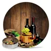 Tavol tavolino uva da frutta in vetro di vino rotonde accessori per cucina per cucina assorbenti ceramica sottobicchieri