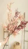 Bamboo Leaf Long Branch Feuilles artificielles Fleurs de soie appartement décoration de mariage de mariage décor de maison fausses plantes saules décora4781350