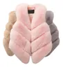 Winter Girls Faux fur Baby Coats for Girls Jackets Kids Waistcoat Outwear Girls clothing children Artificial Fur coat LJ2011303656717