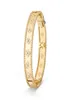 Tennis Fashion Fourleaf Clover Kaleidoscope Threecolor Gold Bracelet Women Jewelry Men Designer Site officiel du même style 4103104
