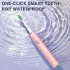 Heads Bayakang Ultrasonic Electric Teeth Brush Dupont Bristles 3 Cleaning Modes Ipx7 Waterproof Intelligent Reminder Usb Charger Adult