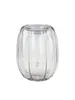 Vasos vaso de vidro transparente material de acessórios domésticos americanos desktop simples cinza defumado
