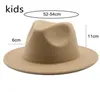 Cappello per bambini Girl 52 cm Bambina piccola sensazione di cappello bianco inverno nero abito casual boy child chiodo inverno cappello sombrero panama hombre9820605