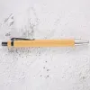 Pennor 80 PCS Ballpoint Pen Set Bamboo och Wood Writing Tools, 40 PC Black Ink 40 PC BLÅ INK
