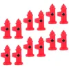 Garden Decorations 12 Pcs The Sign Micro Landscape Model Resin Simulated Fire Hydrant Decors