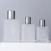 Bottiglie di conservazione da 25/50 ml flacone spray liquido bottiglia di distributore vuoto nebbia fine vite fai -da -te componente profumo di vetro sabbiato