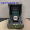 AP Crystal Wrist Watch Royal Oak Series 15510or Rose Gold Blue Blue Plate Mécanique Mécanique Mode Affaire Casual Business Watch