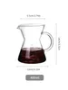 Leeseph Glass Glass Coffee Carafe Standard Coffee Server for Coffee Maker Clear Coffee Pot、400ml/13.5oz、500ml/16.9oz