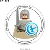 Nieuwe middeleeuwse tijden Een lied van ijs en vuurfiguur Lancer Knighthood Swordshield Toy Building Blocks Boys Girls Gift Diy Juguetes