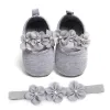 Sneakers Princess Party Buty Baby Noworodek Niemowlę swobodny komfort Sprężyny jesień buty dla dzieci buty do dziewczynki+ kwiaty