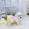 Hondenkleding Drain schattig uit! Geplaatste rok zomer kat doen jurken Pet Puppy Clothin Yorkshire Cori Pomeranian Poodle Bichon doen kleding L49