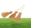 1020pcs mini balai de sorcière Brooms de paille bricolage Ornements suspendus pour Halloween Party Decoration Costume accessoires de maison de poupée 2204783835