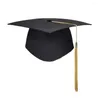 BERETS 2024卒業帽子ユニセックス大学おめでとうございます学術高校DIYパーティー用品