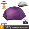 Mongar 2 namiot kempingowy podwójne warstwy 2 -osobowe wodoodporne ultralight Dome Tent 240329