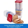 Bouteilles de rangement Conteneur à pain Organisateur hermétique Affaire des accessoires de cuisine portables pour la maison