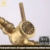 Bathroom Sink Faucets 1PC High Quality Retro Vintage Antique Brass Basin Faucet Mixer Tap Cold / Water LD10120