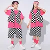 Стадия Wear Boys Hip Hop Clothing Plaid Vest Shorts Shorts Girls Street Dance наряды детские бальные одежды наборы детские джазовые костюмы