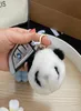 Mignon Little Panda Car Key Chain Korean Design Ins Pluh Doll Sac Pendant8360151