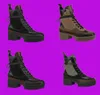 Women Sexy Laureate Platform Desert Boots Brevet Tela Booties Designer Lady Leather Flamingo Patch Culla Chunky Tach Rubbo AN7563846