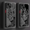 Custodia per telefono D-Dragons anime per Apple iPhone 13 14 Plus 15 Pro Max 11 Pro 12 Mini XR 8 SE 7 6S XS MAX MATTE SCHOCHEPOUT