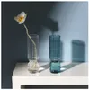 VAZAS ROOM Decor Glass Jarrones Decorativos Moderno Decoratie Home Vasi Flower Vaas voor Gift Wazony Deco Chambre Terrarium