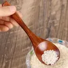 Spoons 1/10Pcs Wooden Spoon Tableware Tea Honey Coffee Stirring Spice Condiment Salt Sugar Soup Kitchen Mini Durable Accessories