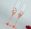 SCHEDE DI VINO 2PCS/SET Crystal Champagne Glass Wedding Tostatura dei flauti da bevanda a tazza per feste per feste per feste scatola regalo