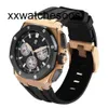 Men Top App Factory AP Automatic Watch Audempigues Royal Oak Offshore Epic Watch 43 -мм розовый золото черный бар.