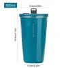 Mugs Coffee Cup With Straw 600ml Diamond Vacuum Stainless Steel Keep Cold And Mug Value Large Capacity Car Mounted