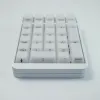 Tillbehör Idobao ABS KeyCap Set 130Keys White Marble KeyCaps Ice Translucent KeyCap Sidavtryck KeyCap för Mechanical Keyboard OEM KeyCap