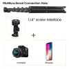 Tripods 160cm Selfie Stick Mobile Phone Tripod Stand with Bluetooth 1/4 Screw for iPhone iPad Tablet Camera Vlog YouTube Live Tiktok