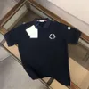 Mon Designer Polo Brand Dirtts Men Polos Casual Mens T Shirt رسالة طباعة تطريز مصمم Man High Street Man Tee Polo T-Shirt 410