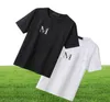 Summer Designer Mens T Shirty Men Men Letter Logo Tees Czarne białe swobodne luźne luźne ubrania uliczne Projekt odzieży