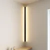 Nowoczesna narożna lampa ścienna LED Minimalistyczna oprawa oświetleniowa wewnętrzna kinkiety Schody 100 cm 150 cm sypialnia nocna korytarz Light326y
